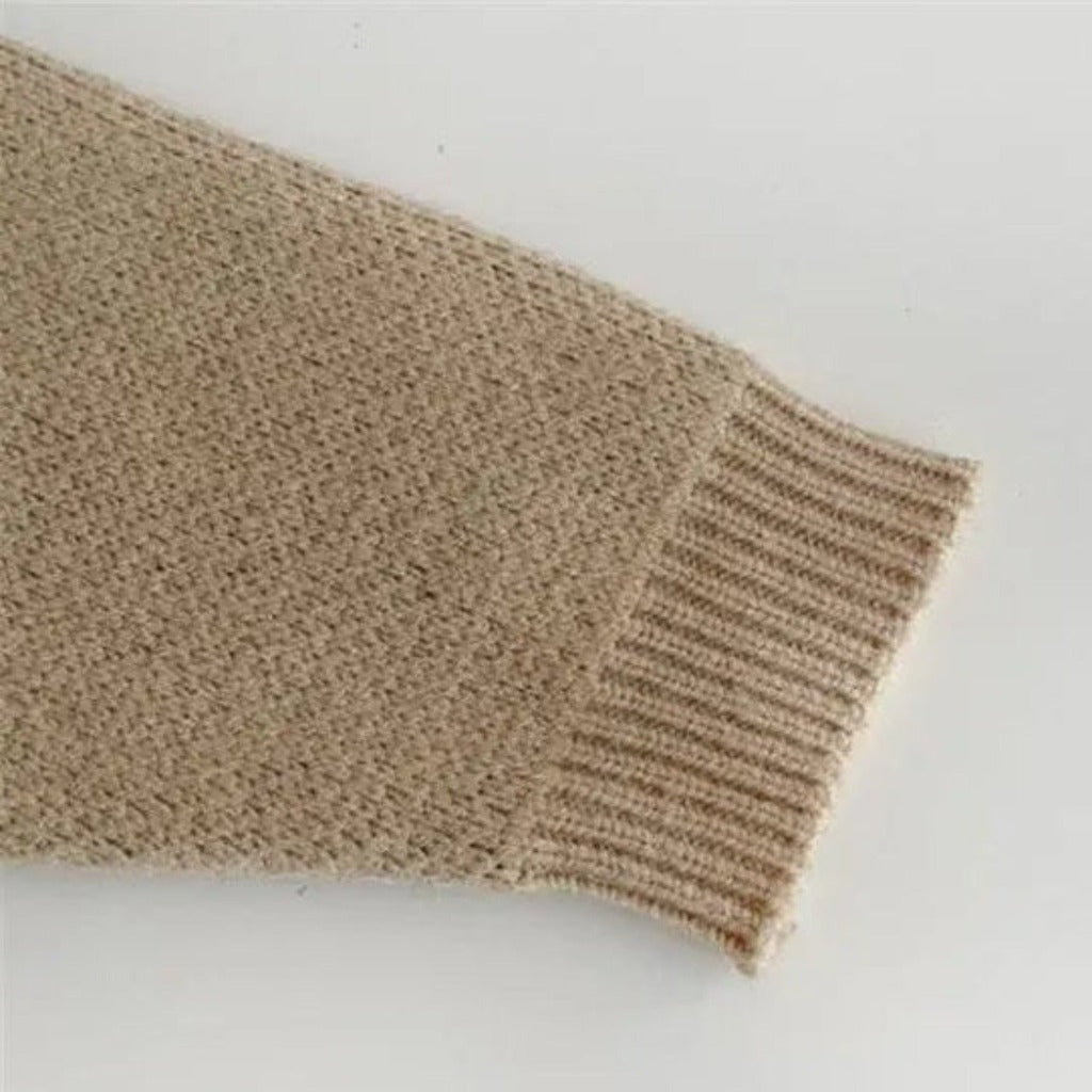 ONEAKIDS Baby & Toddler Tops Unisex Lion Knit Cotton Sweater