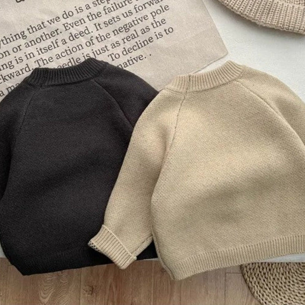 ONEAKIDS Baby & Toddler Tops Unisex Lion Knit Cotton Sweater