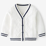 ONEAKIDS Baby & Toddler tops WHITE / 2T Sailor Boys' Knit Cardigan