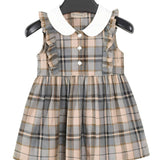 ONEAKIDS Baby & Toddler clothing Back to School Retro Plaid Dress