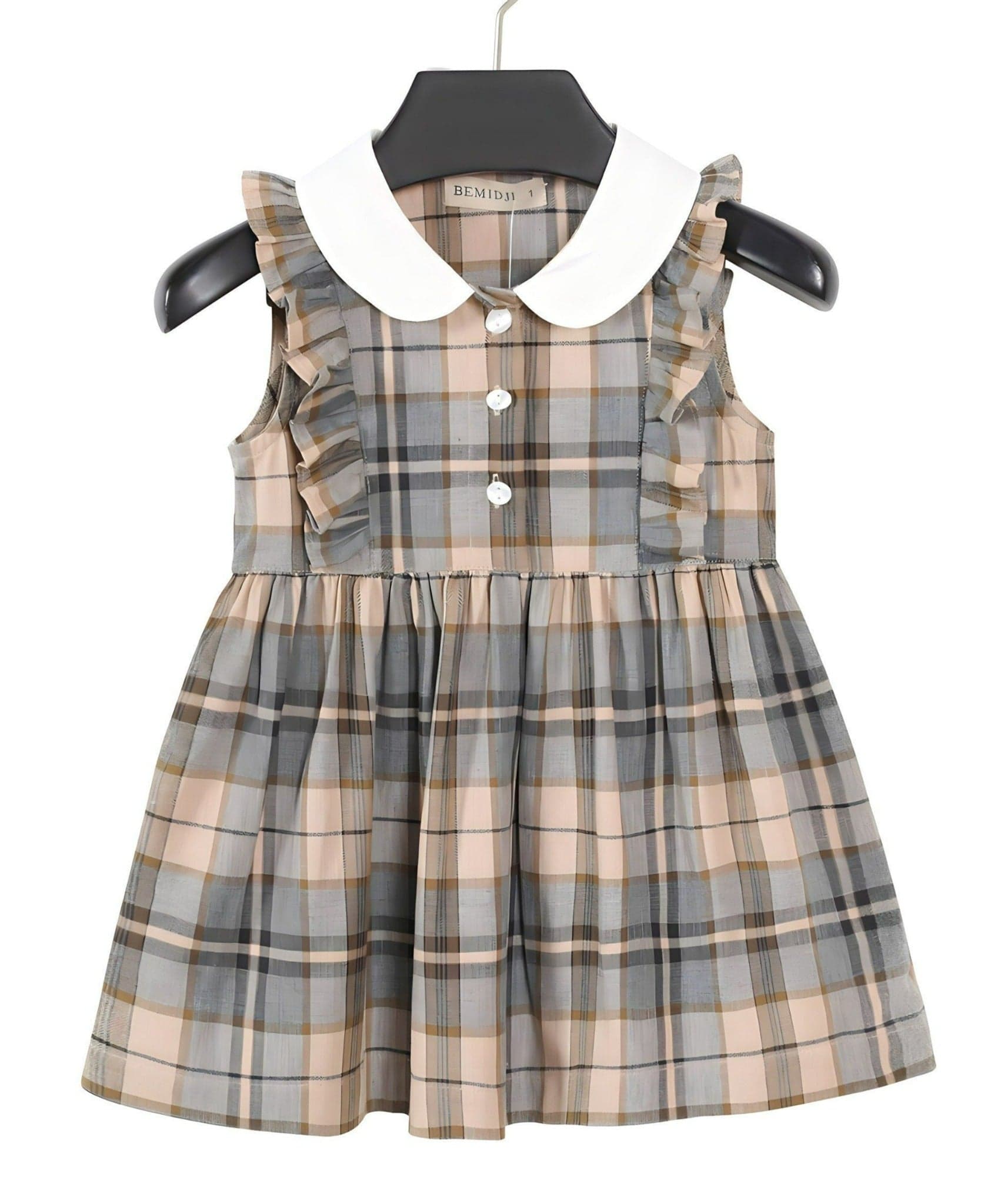 ONEAKIDS Baby & Toddler clothing Back to School Retro Plaid Dress