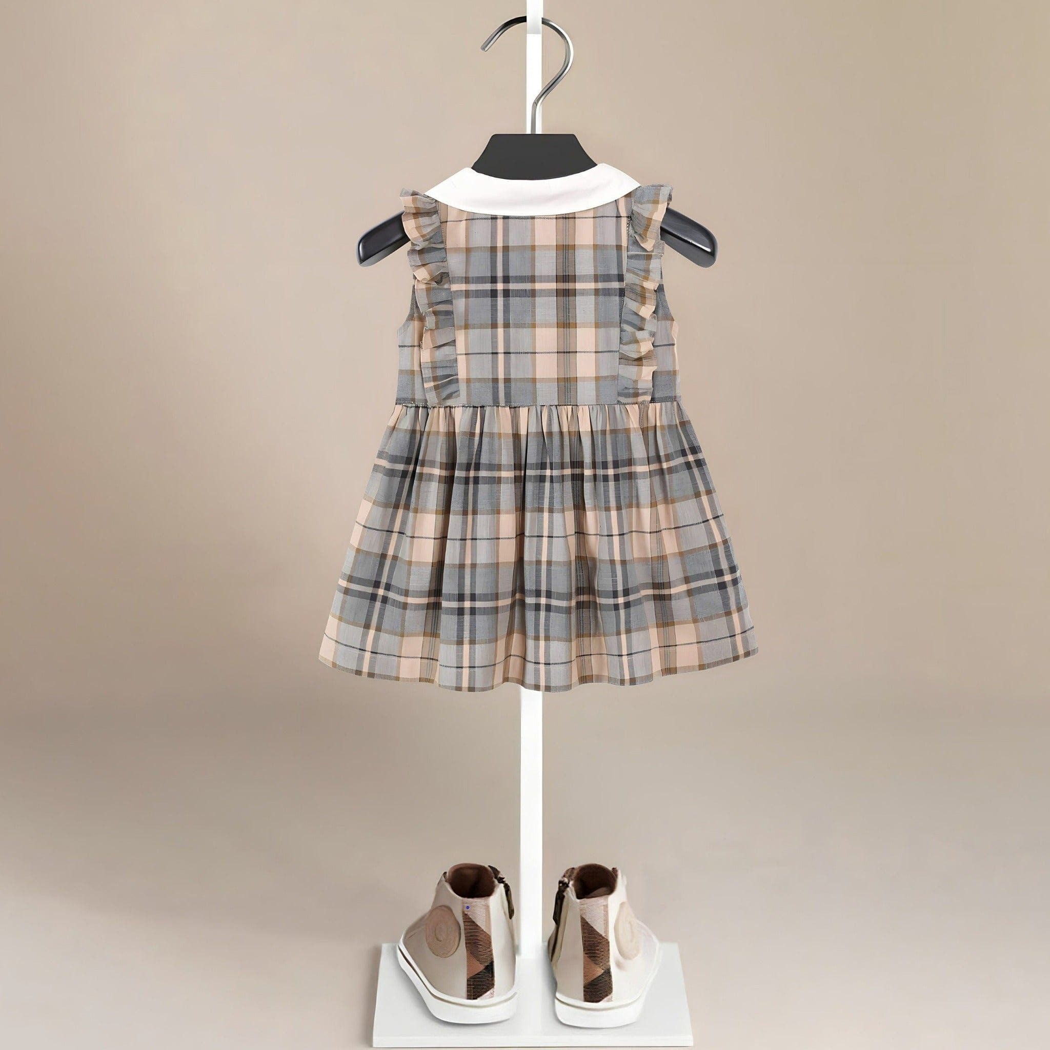 ONEAKIDS Baby & Toddler clothing Back to School Retro Plaid Dress
