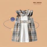 ONEAKIDS Baby & Toddler clothing Retro London Plaid Dress for Girls