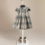 ONEAKIDS Baby & Toddler clothing Retro London Plaid Dress for Girls