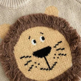 Unisex Lion Knit Cotton Sweater