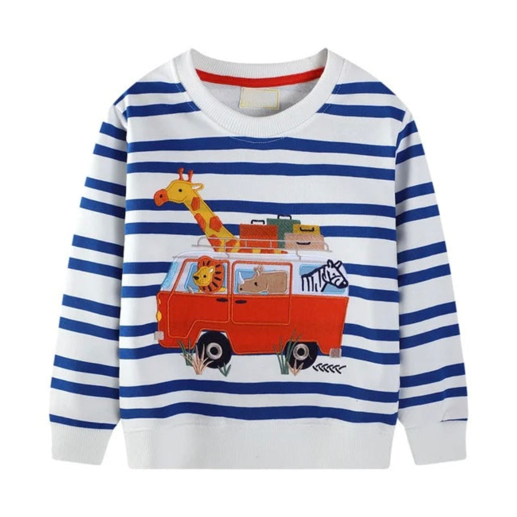 Boys' Cotton Animal Sweatshirts
