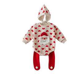 SANTA 3-PIECE BABY SET - ONEAKIDS