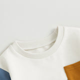 Toddlers' Unisex Colorblock Patch Sweater Set