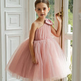 Girls' Elegant Tulle Party Dress