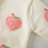 Pink Strawberry Cardigan & Skirt Set