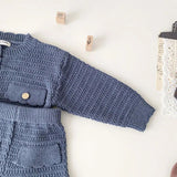 Knit Cotton Elegant Little Girls' Set