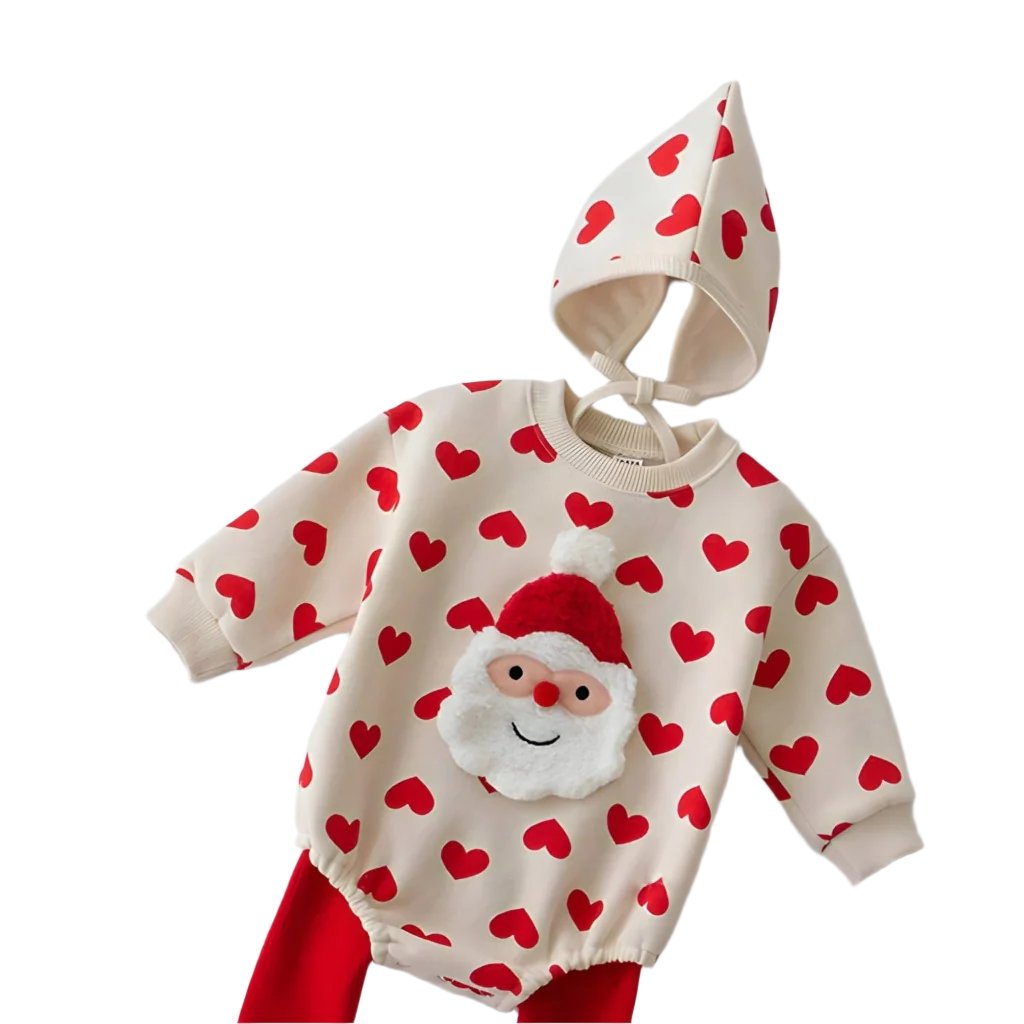 SANTA 3-PIECE BABY SET - ONEAKIDS