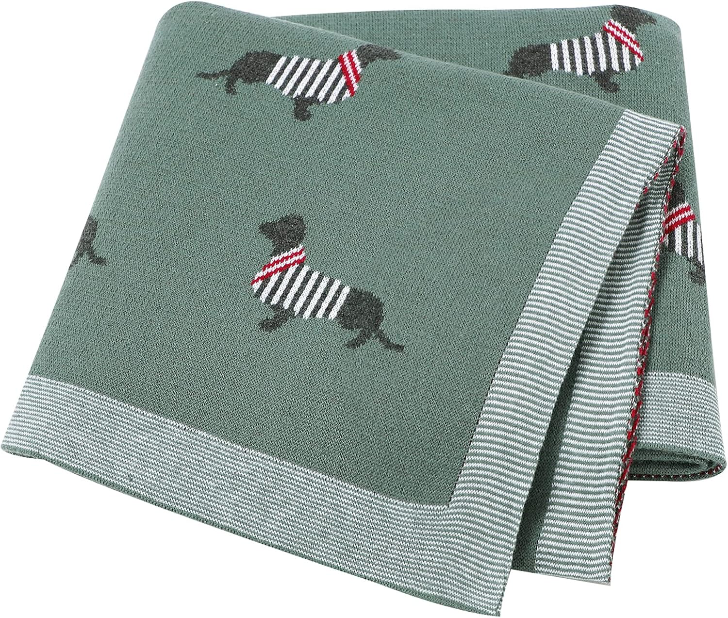 Dog Pattern Cotton Blanket