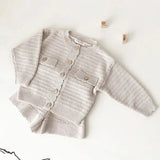 Knit Cotton Elegant Little Girls' Set