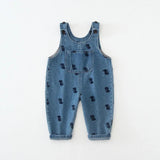 Denim Dinosaur Unisex Jumpsuit