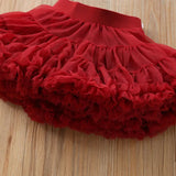 Holiday Ruby Tulle Skirt & Pullover