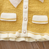 Vintage Festive Bow Jacket & Skirt