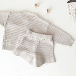 Knit Cotton Elegant Little Girls' Set