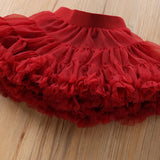 Holiday Ruby Tulle Skirt & Pullover