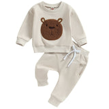 Unisex Cozy Cub Brown Bear Set