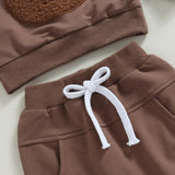 Unisex Cozy Cub Brown Bear Set