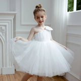 Girls' Elegant Tulle Party Dress