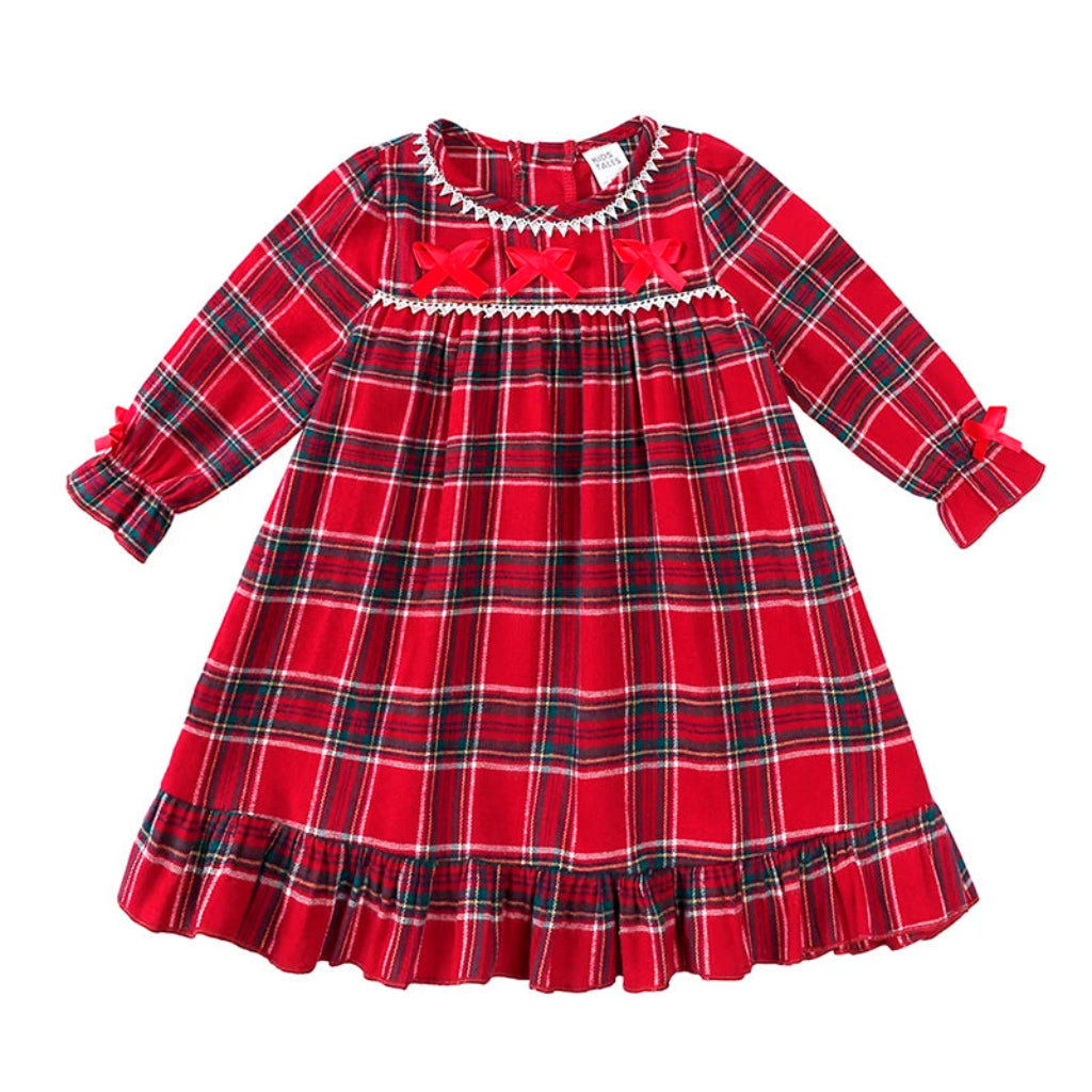 Red Classic Plaid Christmas Pajamas