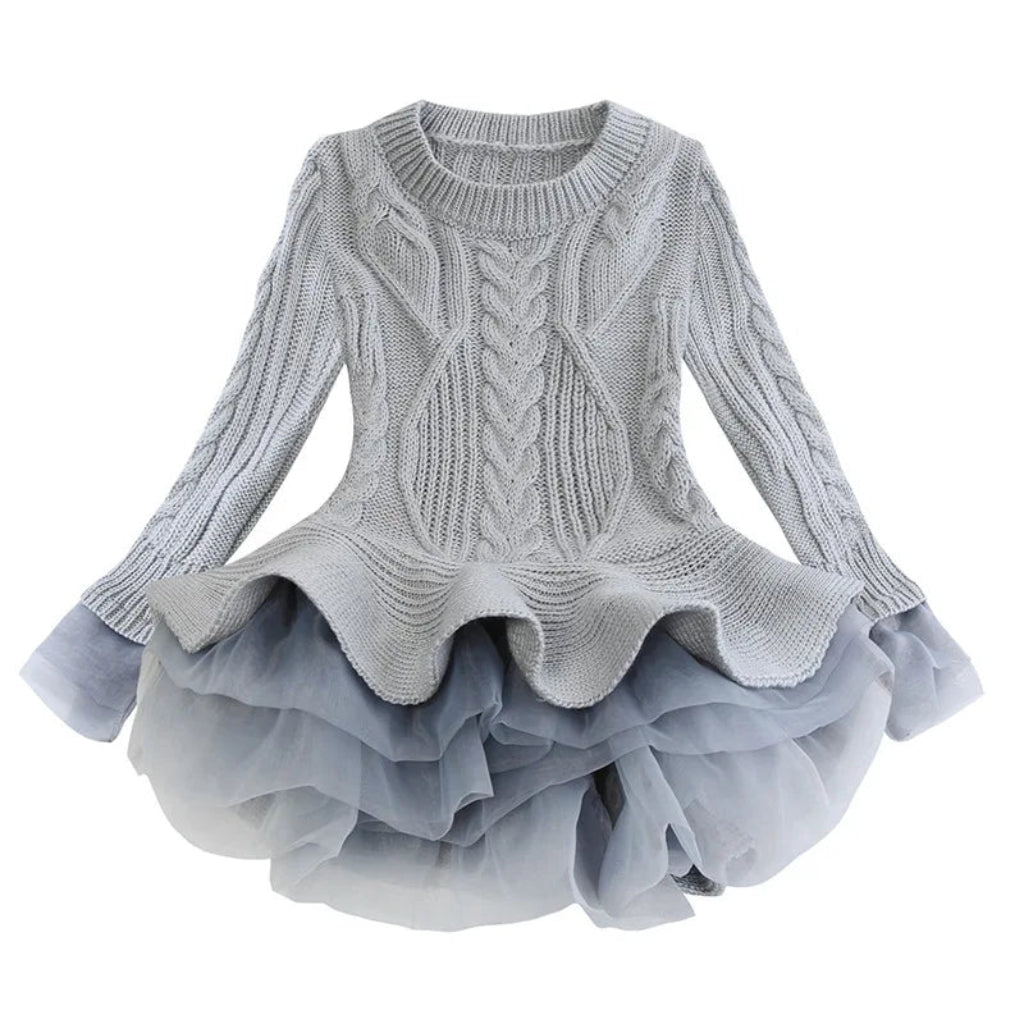 Vestido clásico a cuadros para niña