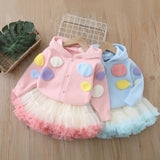 Frosted Candy Jacket & Skirt Set