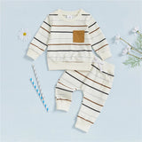 Toddlers' Striped 2-Piece Loungewear Set