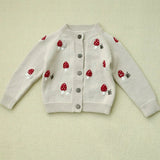 Mushroom Knit Cardigan - ONEAKIDS