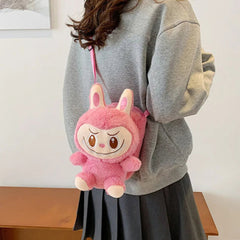 Pink Labu Fluffy Bag