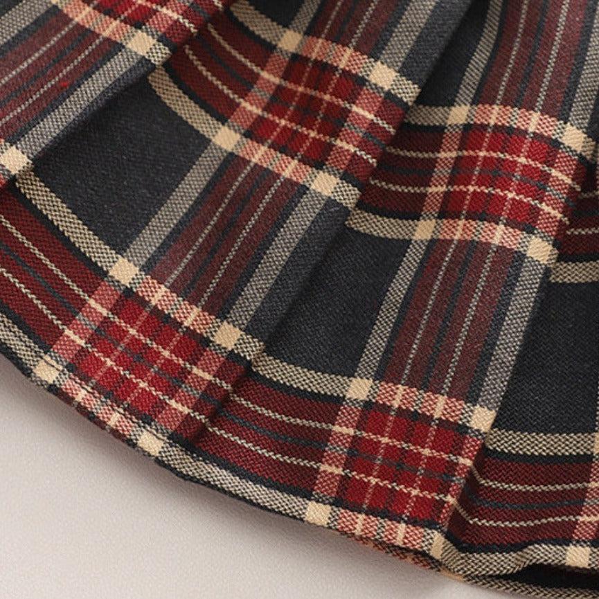 2-Piece Bunny Retro Skirt & Cardigan Set