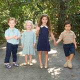 2-Piece Daisy Girl Knit Dress & Cardigan Set