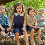 2-Piece Daisy Girl Knit Dress & Cardigan Set