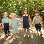 2-Piece Daisy Girl Knit Dress & Cardigan Set