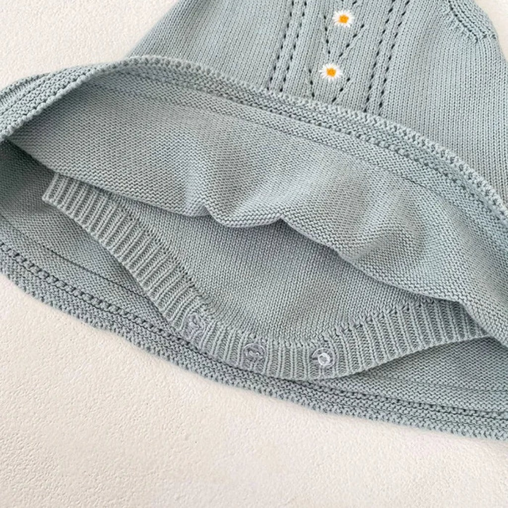 2-Piece Daisy Girl Knit Dress & Cardigan Set