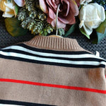 2-Piece Girls' Knit Skirt and Cardigan Set