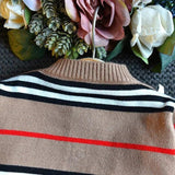 2-Piece Girls' Knit Skirt and Cardigan Set