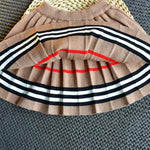 2-Piece Girls' Knit Skirt and Cardigan Set