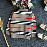 2-Piece Girls' Knit Skirt and Cardigan Set