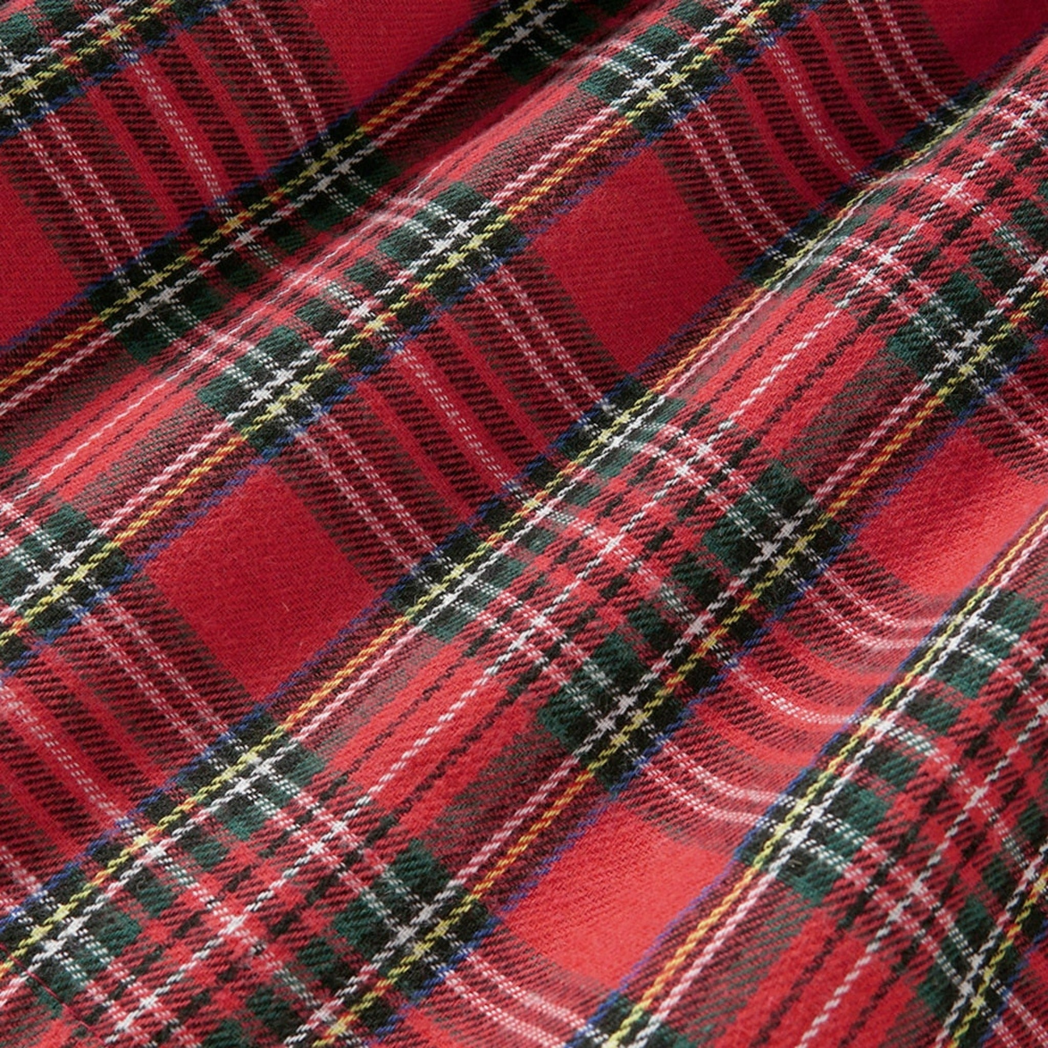 2-Piece Red Plaid Holiday Girls' Dress