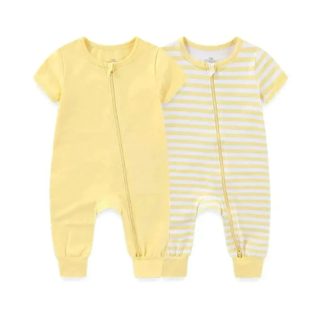 2-Piece Unisex Baby Cotton Onesies