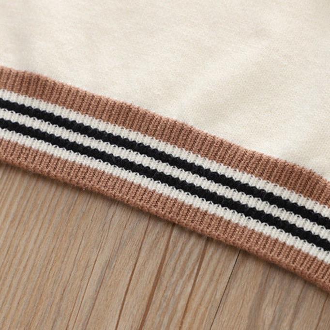 2-piece natural Knit Cotton Set