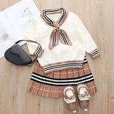 2-piece natural Knit Cotton Set