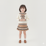 Conjunto de 2 piezas de punto de algodón natural