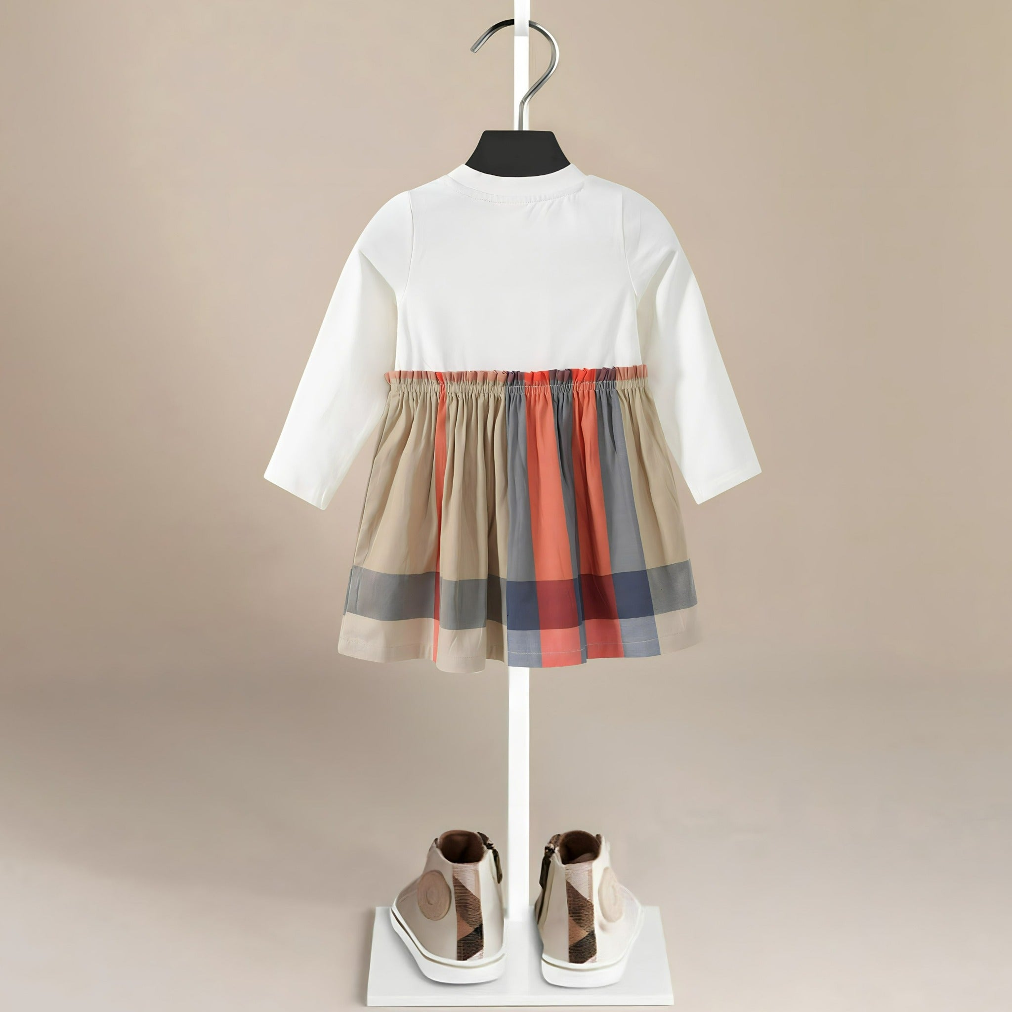 Vintage Beige Dress - ONEAKIDS