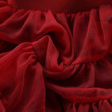 Holiday Ruby Tulle Skirt & Pullover