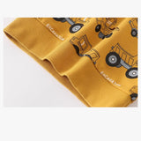 Boys' Cotton Sweatshirts with Trucks