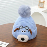 Gorro/gorro unisex bordado de lana de invierno